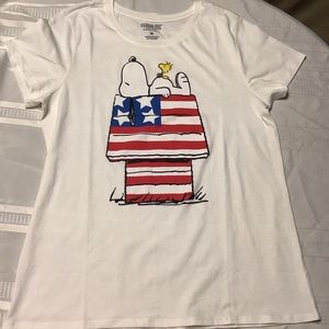 Peanuts Flag T-shirt
